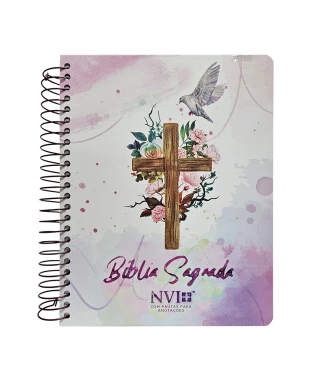 BÍBLIA PARA ANOTAÇÕES - NVI - ESPIRAL - ESPÍRITO SANTO