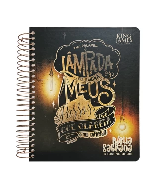 BÍBLIA PARA ANOTAÇÕES - KJA - ESPIRAL - SALMOS 119