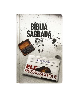 BÍBLIA SLIM CAPA DURA KJA - RESSUSCITOU