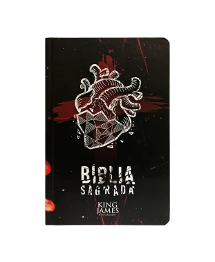 BÍBLIA SLIM CAPA DURA KJA - CORAÇÃO DE PEDRA
