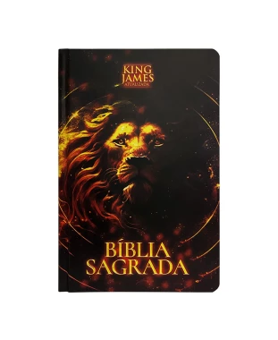 BÍBLIA SLIM CAPA DURA KJA - LEÃO ÉPICO