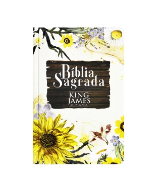 BÍBLIA SLIM CAPA DURA KJA - GIRASSOL
