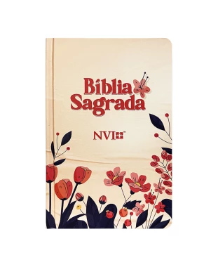 BÍBLIA SLIM CAPA DURA NVI - FLORAL CARTOON