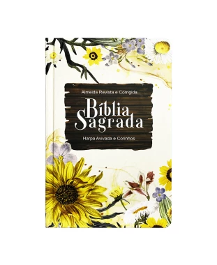 BÍBLIA SLIM CAPA DURA ARC HARPA - GIRASSOL