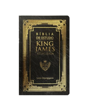 BÍBLIA DE ESTUDO KING JAMES ATUALI. CAPA DURA - GOLD