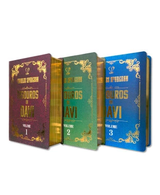 LIVRO BOX TESOUROS DE DAVI C/ 3 VOLUMES - 1 UNIDADE