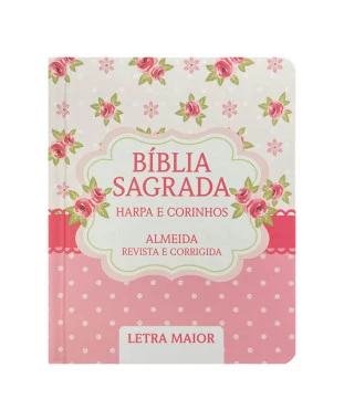 BÍBLIA L. MAIOR PPM ARC FULL COLOR CAPA DURA C/ HARPA - SCRAP BOOK