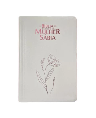 BÍBLIA DA MULHER SÁBIA FULL COLOR C/ HARPA - MAGNÓLIA BRANCA