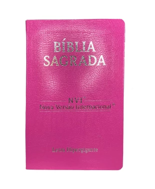 BÍBLIA NVI LT HIPERGIGANTE CAPA LUXO COVERBOOK ROSA