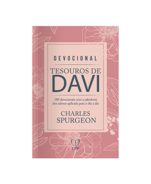 LIVRO DEVOCIONAL TESOUROS DE DAVI - SOFT PINK