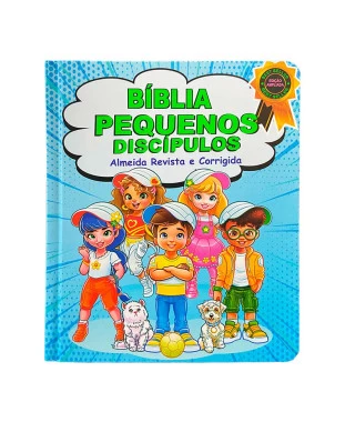 BÍBLIA PEQUENOS DISCÍPULOS ARC - EDIÇÃO AMPLIADA - AZUL