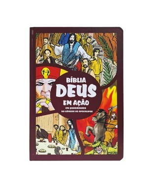 BÍBLIA DEUS EM AÇÃO EM QUADRINHOS - CAPA A ÚLTIMA CEIA
