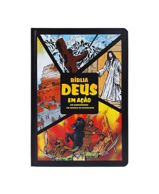 BÍBLIA DEUS EM AÇÃO EM QUADRINHOS - CAPA TORRE DE BABEL