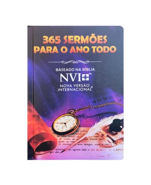 LIVRO 365 SERMÕES PARA O ANO TODO NVI - CAPA DURA