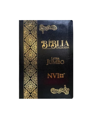 BÍBLIA JUMBO NVI - COVERBOOK - PRETA
