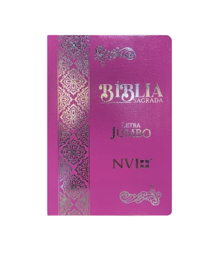 BÍBLIA JUMBO NVI - COVERBOOK - ROSA